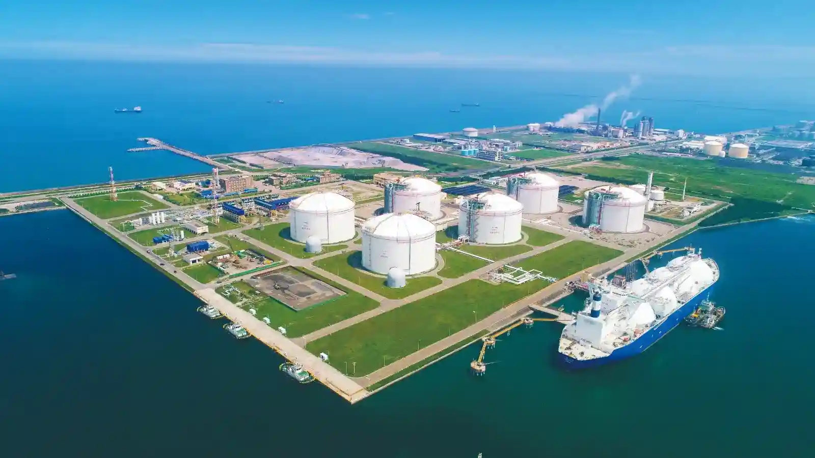 Chhara Port, Gujarat — a greenfield deep-water port with a 1.2 km marine jetty and India's largest LNG storage tanks, developed by the Gujarat Maritime Board and built by Afcons Infrastructure. The regasification terminal has a capacity of 5 million tonnes per annum, expandable to 10. Conash supplied Flyash for the port's marine and terminal infrastructure works. Chhara Port, Gujarat — a greenfield deep-water port with a 1.2 km marine jetty and India's largest LNG storage tanks, developed by the Gujarat Maritime Board and built by Afcons Infrastructure. The regasification terminal has a capacity of 5 million tonnes per annum, expandable to 10. Conash supplied Flyash for the port's marine and terminal infrastructure works.
