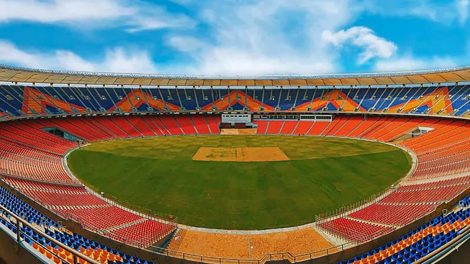 Narendra Modi Stadium, Ahmedabad — the world's largest cricket stadium, seating over 132,000 spectators, built by Larsen & Toubro for the Gujarat Cricket Association. A landmark feat of stadium engineering, featuring an advanced drainage system that clears the outfield within minutes of rain. Conash supplied Flyash for the stadium's concrete works. Narendra Modi Stadium, Ahmedabad — the world's largest cricket stadium, seating over 132,000 spectators, built by Larsen & Toubro for the Gujarat Cricket Association. A landmark feat of stadium engineering, featuring an advanced drainage system that clears the outfield within minutes of rain. Conash supplied Flyash for the stadium's concrete works.